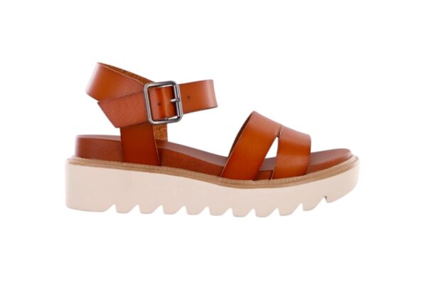 MIA JOVIE SANDAL IN COGNAC