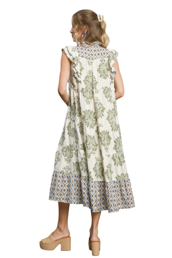 UMGEE MULTI PRINT MIDI DRESS - Image 6