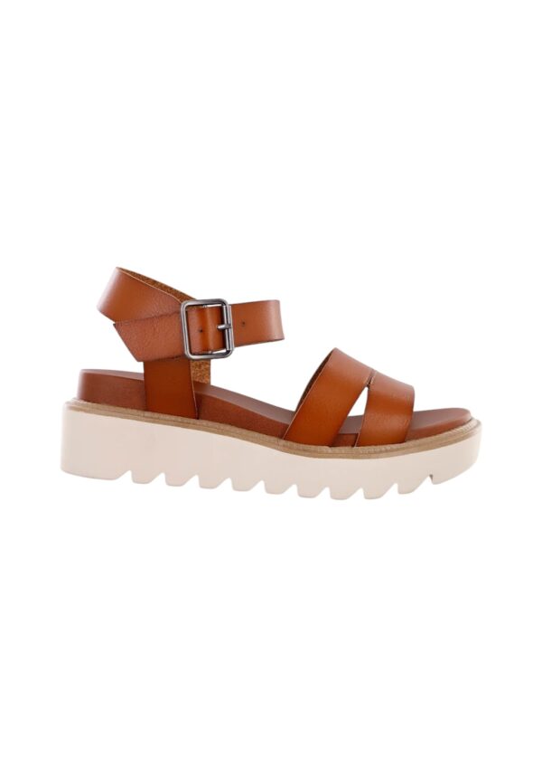 MIA JOVIE SANDAL IN COGNAC - Image 3