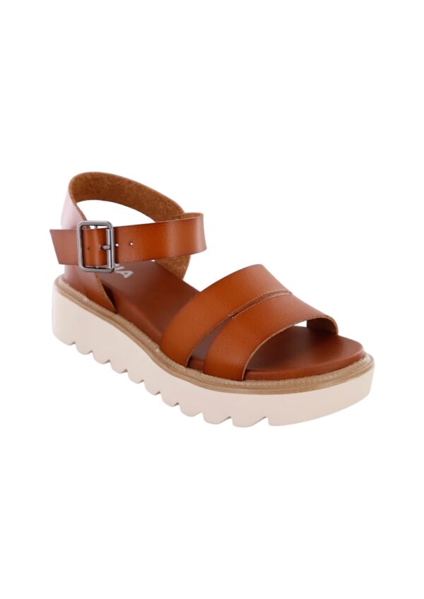 MIA JOVIE SANDAL IN COGNAC - Image 2