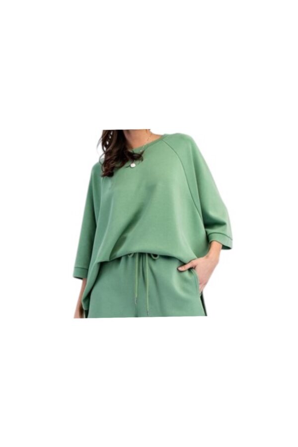 EASEL MINERAL WASH FRENCH TERRY TOP