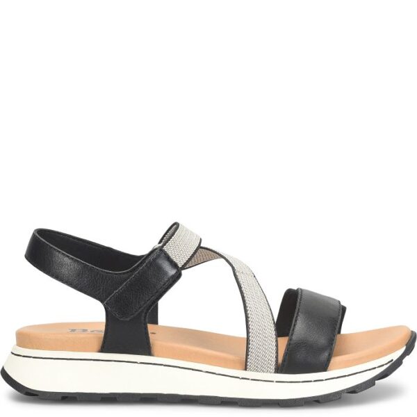 BORN SHOES MADY SANDAL IN BLACK/BEIGE - Image 7