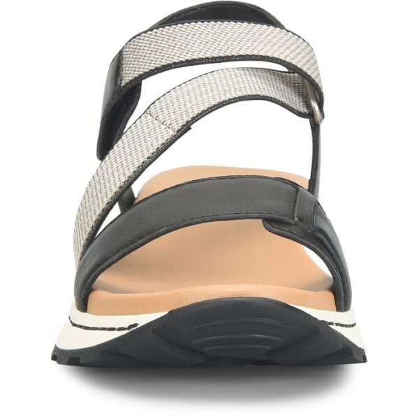 BORN SHOES MADY SANDAL IN BLACK/BEIGE - Image 3