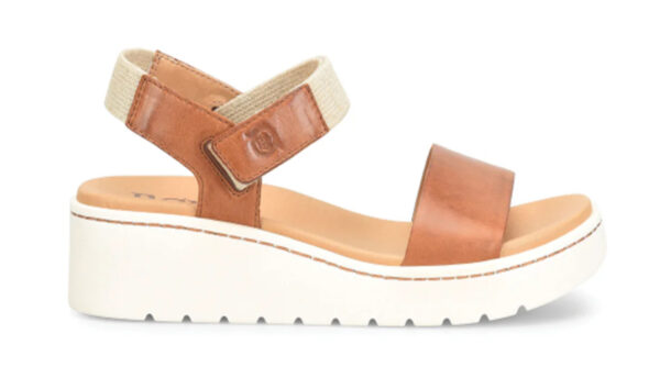 BORN SHOES KYLA IN BROWN LEATHER SANDAL - Image 7