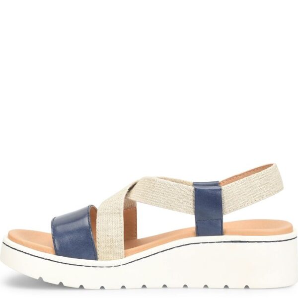 BORN SHOES KASADY NAVY LEATHER SANDAL - Image 2